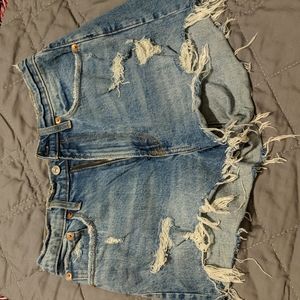 Abercrombie high rise mom short, curve love- 27